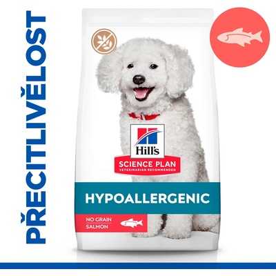 Hill's Science Plan Hypoalergénne pre malé dospelé psy s lososom 1,5 kg