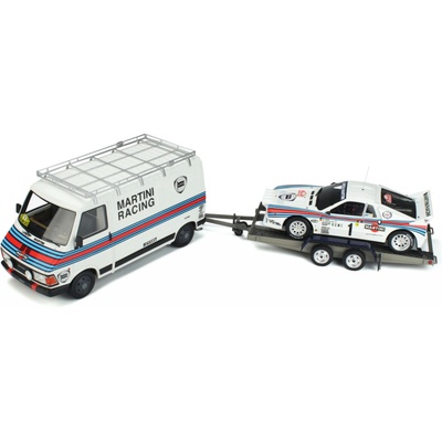 OttOmobile Fiat 242 & Lancia 037 Rally 1 Röhrl/Geistdörfer Rally Monte Carlo 1983 1:18