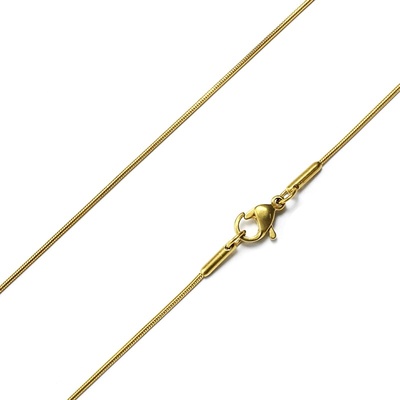 BM Jewellery Řetízek gold z chirurgické oceli S174040