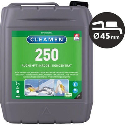 Cleamen 250 ruční mytí nádobí koncentrát 5 l – Zboží Dáma