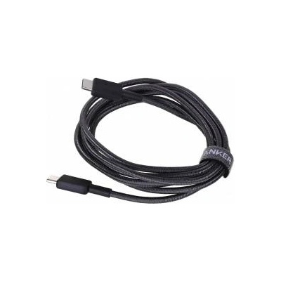 ANKER Кабел Anker 322 USB-C към USB-C, 60W, 1, 8 м, Черен