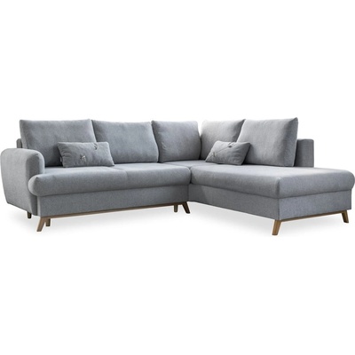 Miuform Светлосив разтегателен/с място за съхранение ъглов диван (десен ъгъл/L форма) Scandic Lagom - Miuform (Lagom 2QBKL-HAEECR MAS415_duplicity)