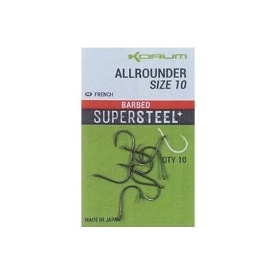 KORUM Háček Allrounder, vel. 4, 2 × 10 ks