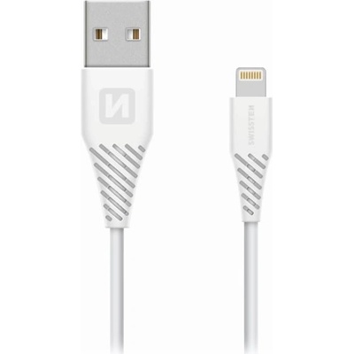 Swissten USB - LIGHTNING MFi, 1,2m, bílý