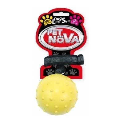 Petnova hračky pre zvieratá RUB ROPEBALL M YELLOW hračka pre psa 6 cm