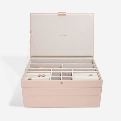 Stackers šperkovnice 3v1 Blush Supersize Set růžová