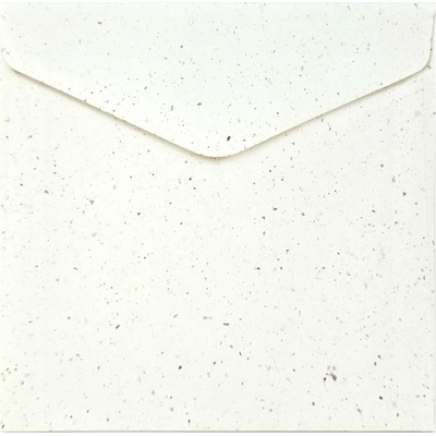 Galeria Papieru Ozdobné obálky Terazzo - 16 x 16 cm, 120 g/m2, bílé, motiv kamínků, 10 ks
