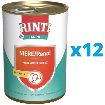 Rinti Canine Niere/Renal Chicken 12 x 800 g