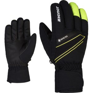 Ziener Ръкавици Ziener Gunar GTX Glove Ski Alpine Gloves - Black / Poison Yellow - размер 10 (EU) (202-4369-0218)