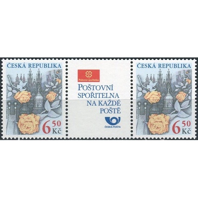 Česká pošta (2003) č. 380 ** - Česká republika - Růže nad Prahou - 1 + K1 + 1