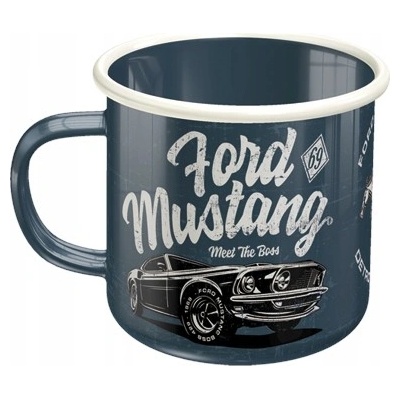Nostalgic Smaltovaný hrnček Art Ford Mustang 360 ml