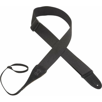 Levy's Cotton & Suede Loop Black Колан за китара (MC8A-BLK)