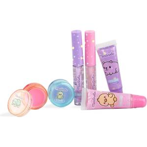 Aquarius Cosmetic Детски козметичен комплект Martinelia My Best Friends - Гланцове за устни, 6 броя