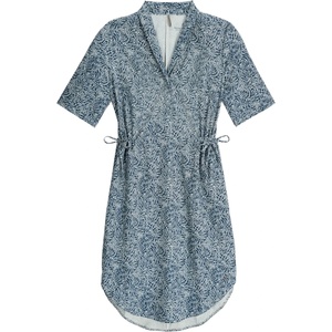 Royal Robbins Дамска рокля Royal Robbins Women's Spotless Traveler Dress S/S Dress - Deep Blue Briar Pt (134-0605-0712)