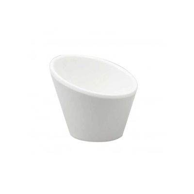 Horecano - Меламинова купа скосена бяла VELOCITY ф11см 11x11х10см(207305IV) (0194322)