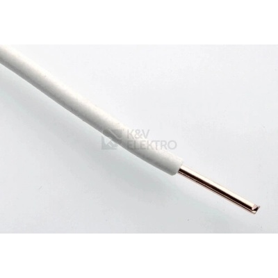 NKT CY H05V-U 0,75 bílý 1 m
