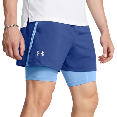 Under Armour Шорти Under Armour UA LAUNCH 5'' 2-IN-1 SHORTS Син Velikost XL