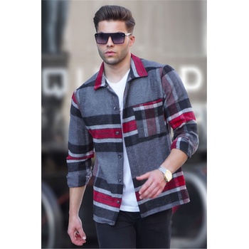 Madmext Мъжка Regular Fit риза 5555 - Антрацит #357858 (357858_Антрацит)