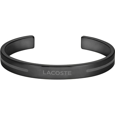 Lacoste čierny otvorený náramok Adventurer 2040528