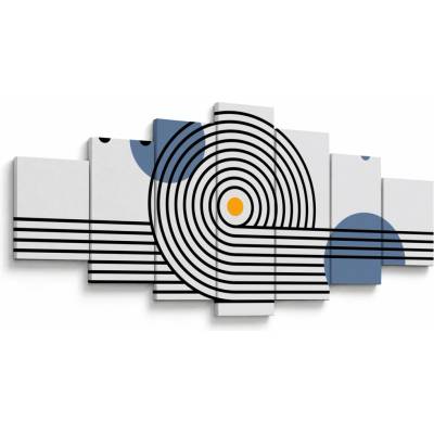 Obraz - Minimalistická abstrakcia N⁰1, sedemdielne 210x100 cm
