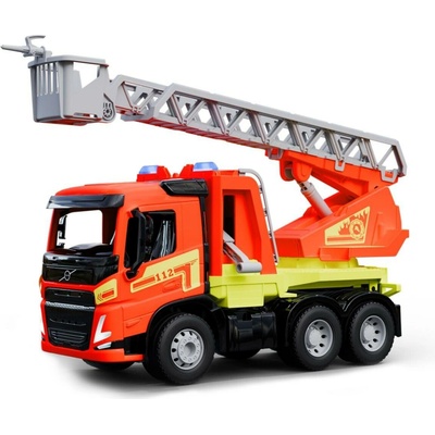 Lena Auto hasiči s rebríkom Volvo Worxx plast 48cm 1:15