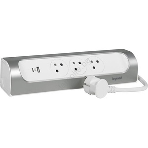 Legrand 3 Plug + 2 USB 1 m (049406)