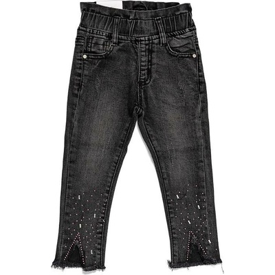 Joyce dívčí rifle denim black černošedá