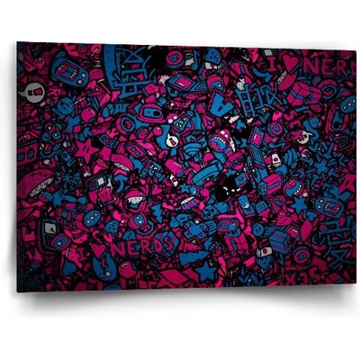 Sablio Obraz Kreslené obrázky - 90x60 cm