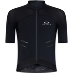 Oakley Мъжка фланелка с къс ръкав за колоездене Oakley Endurance Aero Jersey Cycling jersey - Pitch Black - размер XL (056-3977-0114)