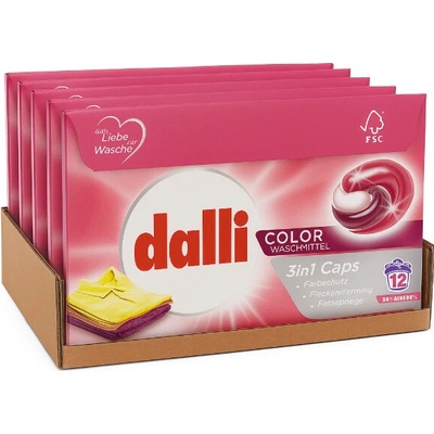 Dalli Color 3v1 prací kapsle 5 x 12 PD