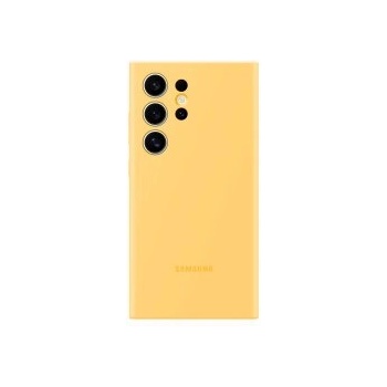 Samsung Калъф Back Cover за Samsung Galaxy S24 Ultra Silicone Yellow