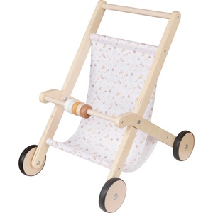 Ginger Home Детска дървена количка за кукли Ginger Home - С мек текстилен кош (W16E331B) - ozone
