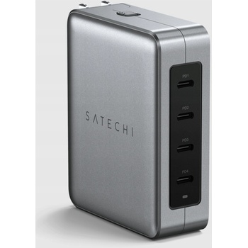 Satechi Зарядно устройство, 145 W, USB-C 4-портов GaN, Satechi, сив (STH109) (STH109)