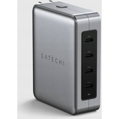 Satechi Зарядно устройство, 145 W, USB-C 4-портов GaN, Satechi, сив (STH109)