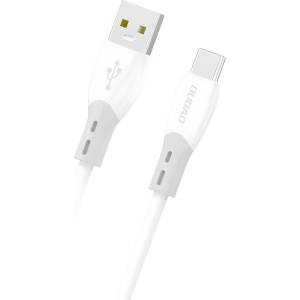 Dudao Кабел за зареждане Dudao L25ST USB-A / USB-C 5A - Бял / 1m KP41414