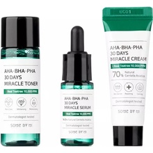 Some By Mi AHA BHA PHA 30 Days Miracle tonikum 30 ml + sérum 10 ml + krém s kyselinami 20 g dárková sada