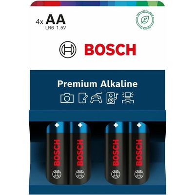 Bosch Premium Alkaline 4 ks BOSCH-LR6PA4B/00
