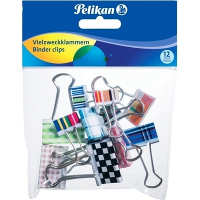 Klip kancelářský Pelikan, mix velikostí a motivů, 12 ks – Hledejceny.cz