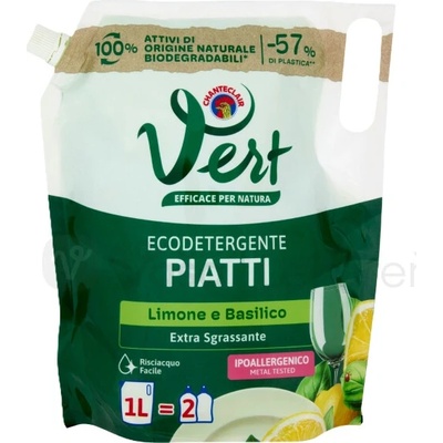 Chanteclair Vert Piatti Lemon & Basilico umývací prostriedok na riad 1000 ml