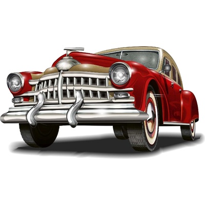 DIMEX ART Флизелинов фототапет ретро маска за кола 375 x 250 см