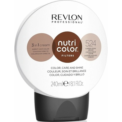 Revlon Professional Nutri Color Filters 240 ml, 524 Coppery Pearl Brown