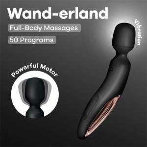 Satisfyer Мощен презаредим масажор Satisfyer Wand-erland