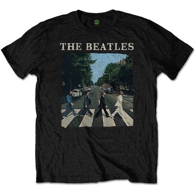 The Beatles Abbey Road & Logo Black 2XL Риза (BEATTEE46MB05)