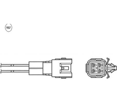 Lambda sonda NGK OZA668-EE50