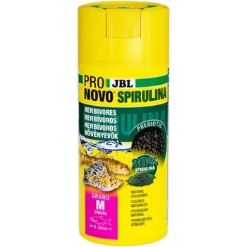 Jbl pronovo spirulina grano m - Основна храна за всички аквариумни риби и скариди от 8-20 см. - 250 мл
