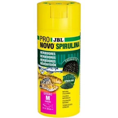 Jbl pronovo spirulina grano m - Основна храна за всички аквариумни риби и скариди от 8-20 см. - 250 мл