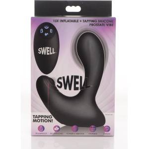 Swell 10X Inflatable & Tapping Prostate Vibe with Remote
