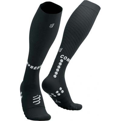 Compressport FULL SOCKS RECOVERY čierna biela