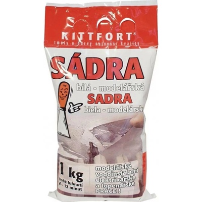 Sádra modelářská BÍLÁ 1Kg