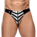 Black Level 2 Tone Vinyl Thong 2890534 XXL